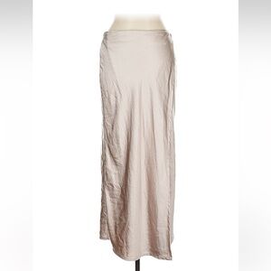 Nasty Gal Cream Maxi Skirt